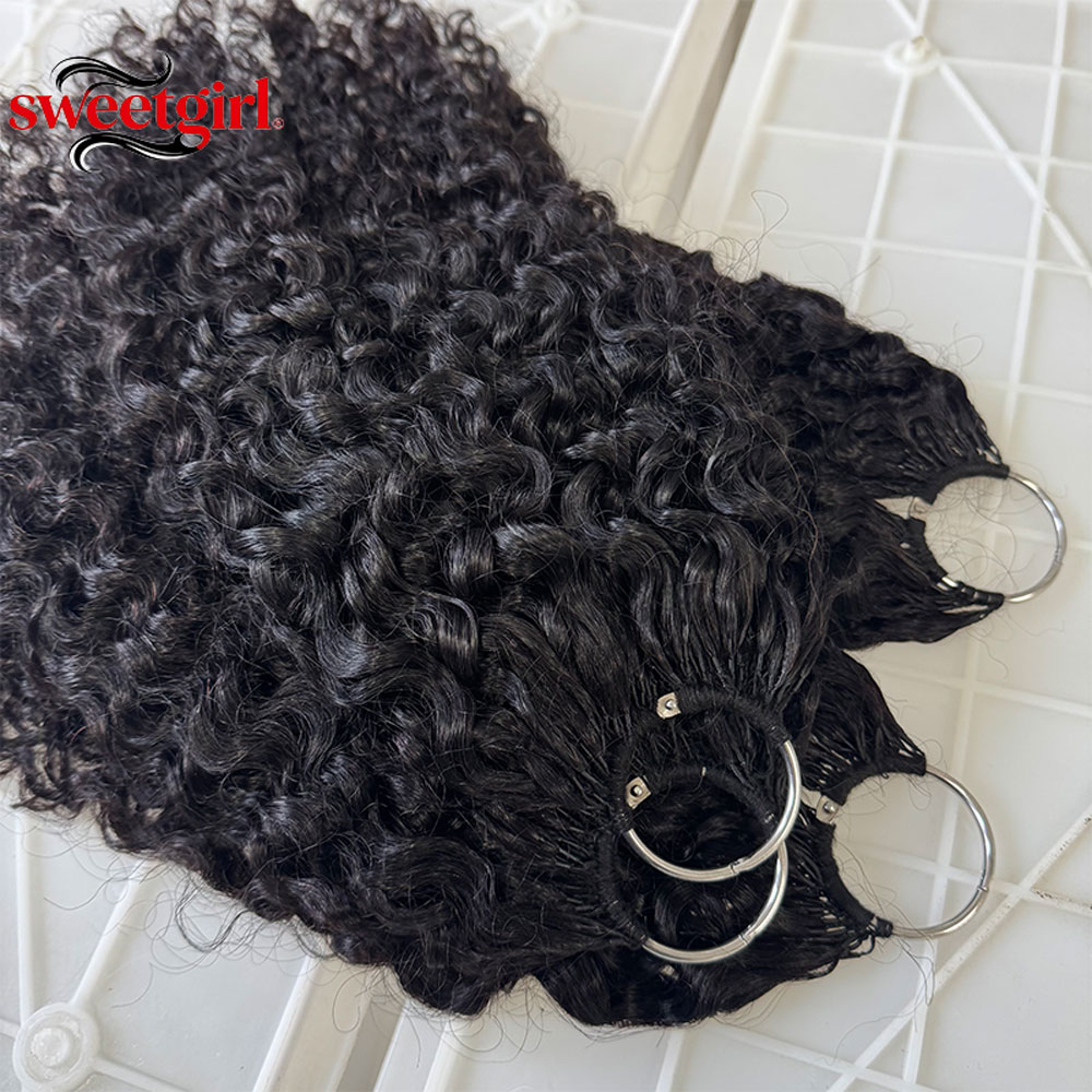 Water Wave Bulk Human Hair For Braiding - Cheveux humains 100% naturels noirs bouclés