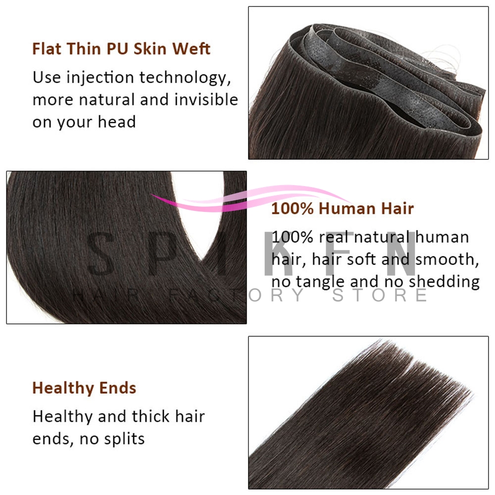 Extensions de cheveux humains  - Invisible Tape In Extensions Real Hair avis et prix