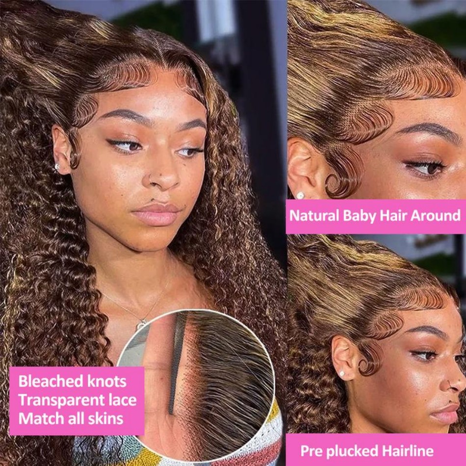 427 mettre en évidence Ombre p - Hd Lace Frontal Wig Human Hair Pre Plucked avis et prix