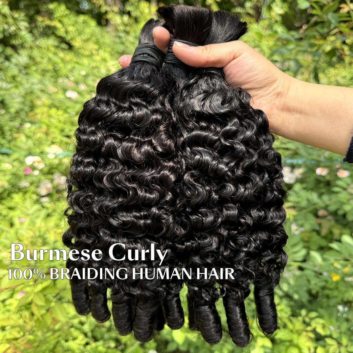 Cheveux humains à tresser 15A  - Water Wave Bulk Human Hair For Braiding avis et prix