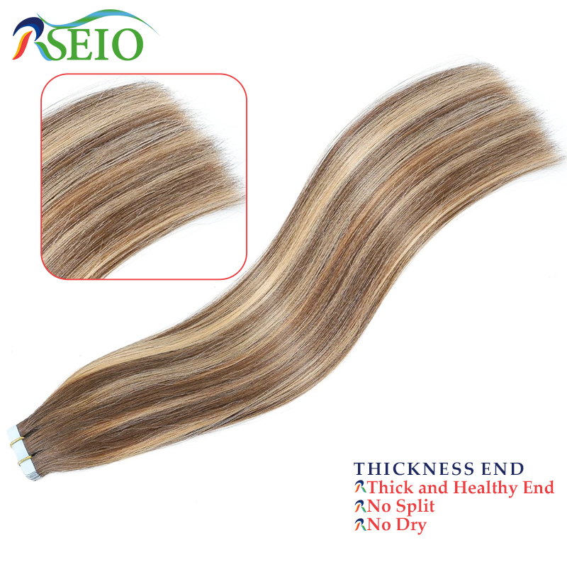 RSEIO-Extensions de Cheveux Hu - Invisible Tape In Extensions Real Hair avis et prix