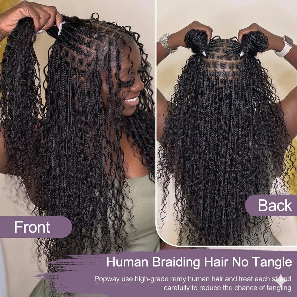 Extensions de cheveux humains  - Water Wave Bulk Human Hair For Braiding avis et prix