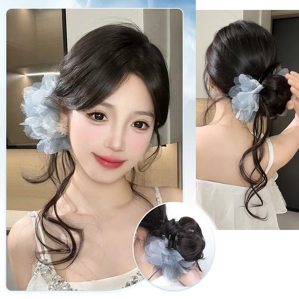 Chignon synthétique court ondu - Claw Clip Messy Bun Hair Piece avis et prix