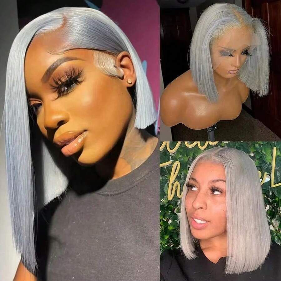 Perruques Bob droites en cheve - Glueless Wear And Go Human Hair Wig avis et prix